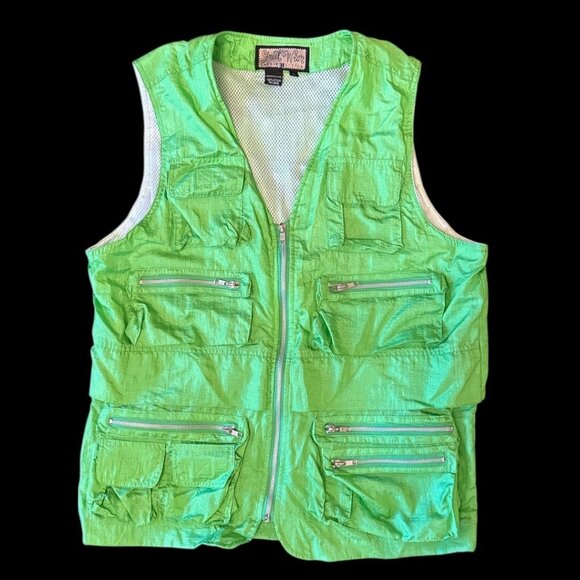 Street Wear Jackets & Blazers - Vtg. Carole Little Street Wear Safari Vest Outdoor Gear Sz. L